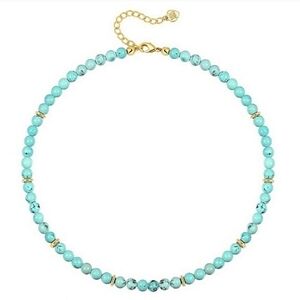 Free People Turquoise Beaded Necklace